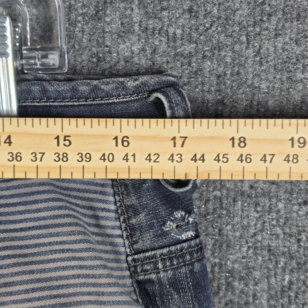 Levis 569 Jeans Mens 34x32 Loose Fit Baggy Indigo Wash Distressed Denim‎ - Picture 4 of 13